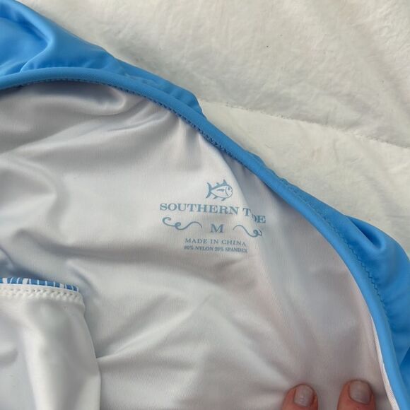 Southern Tide lined Asymmetrical Bikini Top size Med NWT - Picture 12 of 13